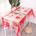 Printed Halloween table cover plastic